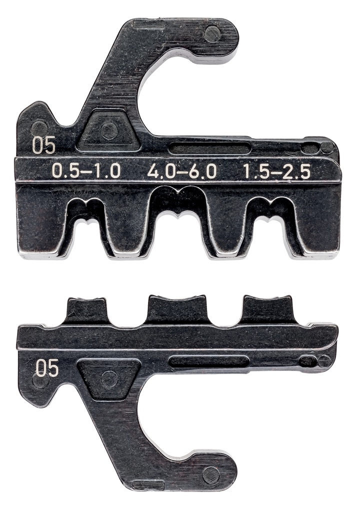 KNIPEX 97 39 05 MORDAZA INTERCAMBIABLE PARA CONECTORES FASTON NO AISLADOS (ANCHURA DEL CONECTOR 4,8 + 6,3 MM)