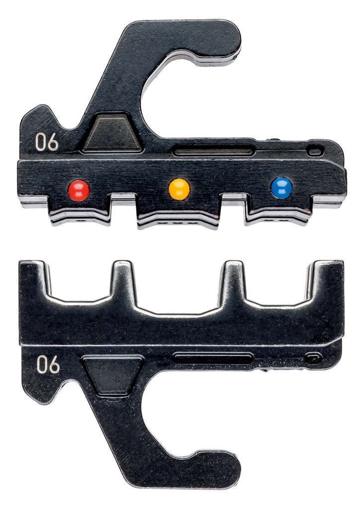 KNIPEX 97 39 06 MORDAZA INTERCAMBIABLE PARA TERMINALES, CONECTORES FASTON + CONECTORES DE ENCHUFE AISLADOS