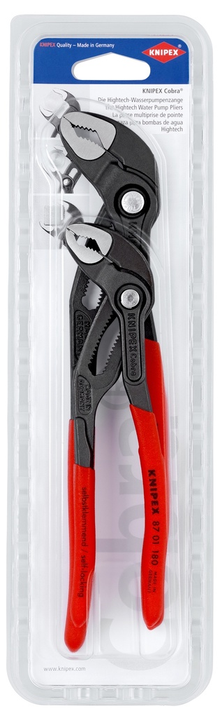 KNIPEX 00 31 20 V01 JUEGO DE ALICATES 1 X 87 01 180, 1 X 87 01 250