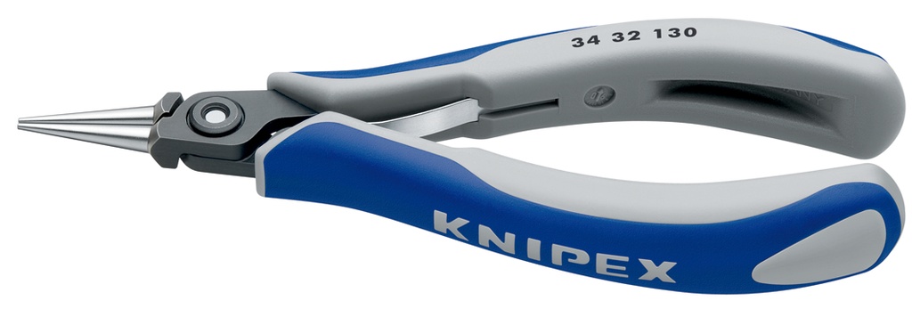 KNIPEX 34 32 130 ALICATE DE PRECISIÓN DE MONTAJE PARA ELECTRÓNICA CON MANGOS MULTICOMPONENTES BARNIZADOS 130 MM