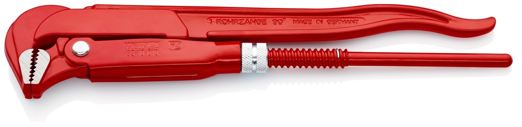 KNIPEX 83 10 010 LLAVE PARA TUBOS 90° RECUBIERTO DE PINTURA PULVERIZADA, ROJO 310 MM