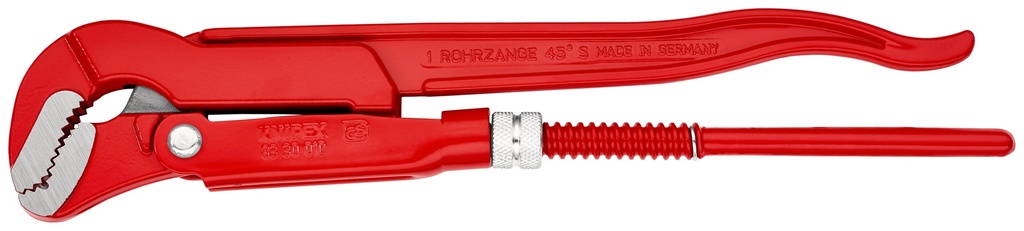 KNIPEX 83 30 010 LLAVE PARA TUBOS EN FORMA DE S RECUBIERTO DE PINTURA PULVERIZADA, ROJO 320 MM