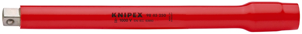 KNIPEX 98 45 250 ALARGADERA CON CUADRADILLO INTERNO / EXTERNO 1/2" 250 MM