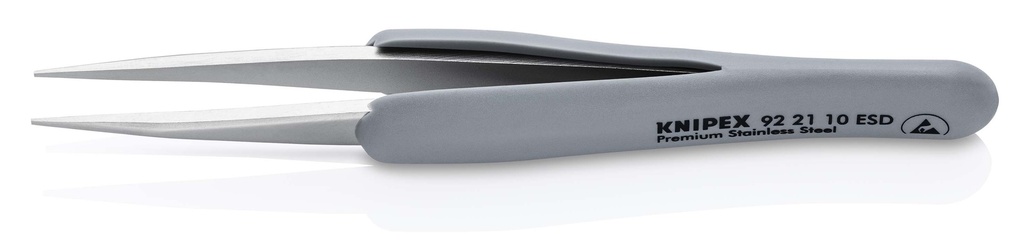 KNIPEX 92 21 10 ESD PINZA DE PRECISIÓN CON MANGOS ESD DE GOMA  123 MM