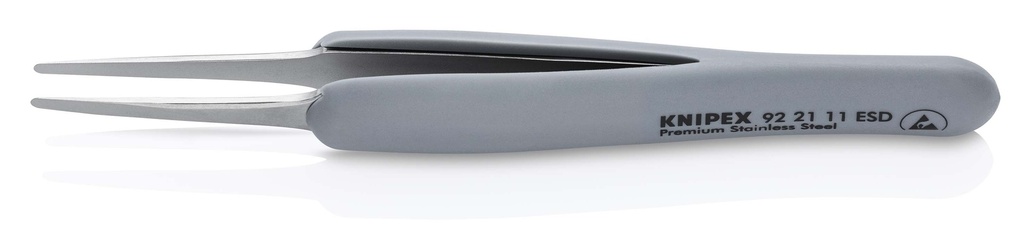 KNIPEX 92 21 11 ESD PINZA DE PRECISIÓN CON MANGOS ESD DE GOMA  123 MM