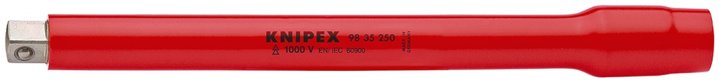 KNIPEX 98 35 250 ALARGADERA CON CUADRADILLO INTERNO / EXTERNO 3/8" 250 MM