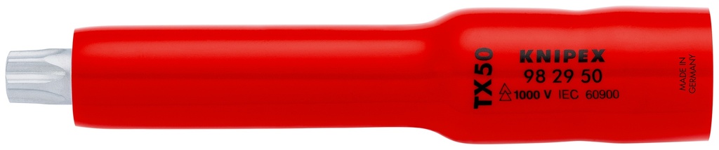 KNIPEX 98 29 50 VASO (DOBLE HEXÁGONO) PARA TX50 117 MM