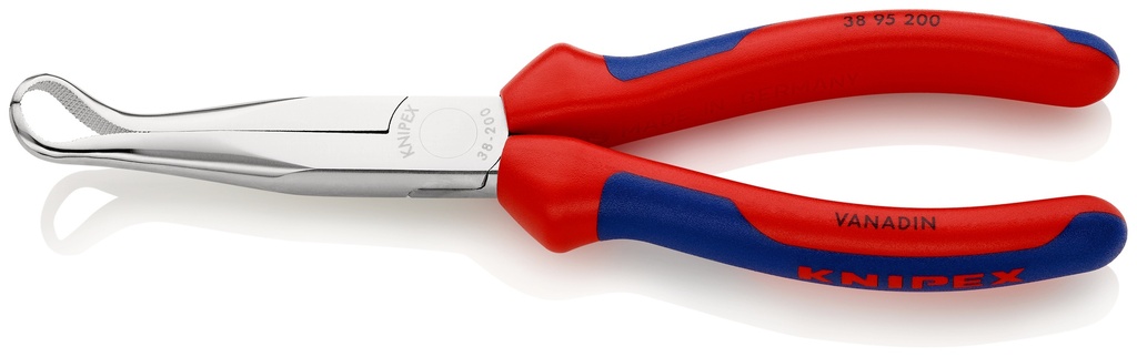 KNIPEX 38 95 200 ALICATE PARA MECÁNICOS CON MANGOS MULTICOMPONENTES CROMADO 200 MM