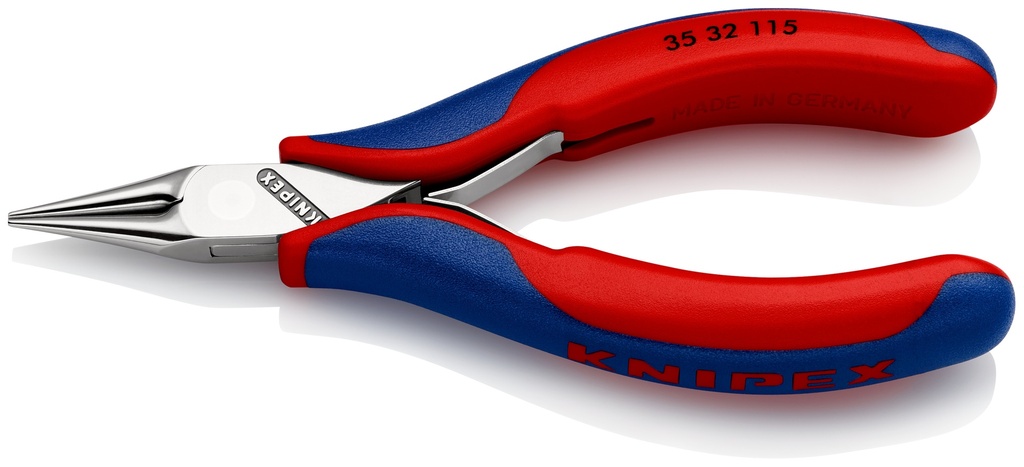 KNIPEX 35 32 115 SB ALICATE DE MONTAJE PARA ELECTRÓNICA CON ARTICULACIÓN MACHIHEMBRADA CON MANGOS MULTICOMPONENTES 115 MM