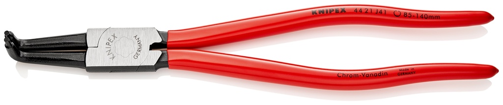 KNIPEX 44 21 J41 ALICATE PARA ARANDELAS PARA ARANDELAS INTERIORES EN TALADROS RECUBIERTOS DE PLÁSTICO NEGRO ATRAMENTADO 300 MM