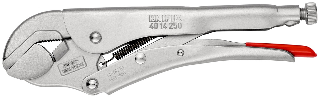 KNIPEX 40 14 250 MORDAZA GRIP UNIVERSAL GALVANIZADO 250 MM