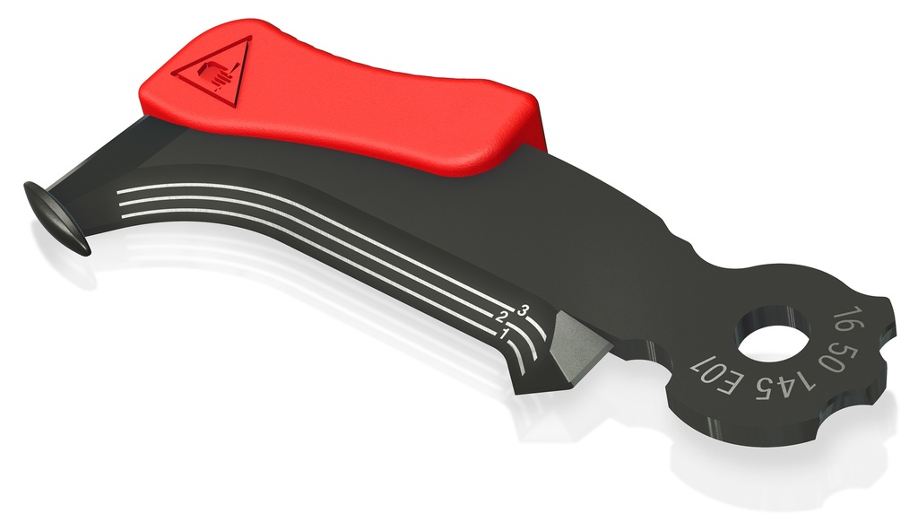 KNIPEX 16 50 145 E01 CUCHILLA DE RECAMBIO CON GUÍA DE DESLIZAMIENTO PARA 16 50 145  62 MM