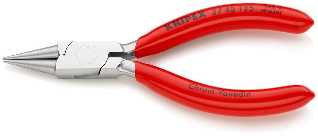 KNIPEX 37 43 125 ALICATE DE PRESIÓN PARA MECÁNICA DE PRECISIÓN RECUBIERTOS DE PLÁSTICO CROMADO 125 MM