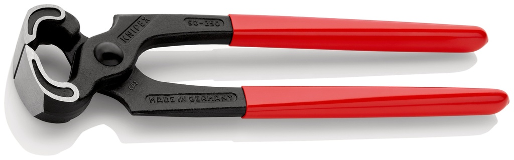 KNIPEX 50 01 250 TENAZA PARA CARPINTERO RECUBIERTOS DE PLÁSTICO NEGRO ATRAMENTADO 250 MM