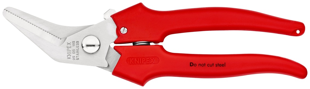KNIPEX 95 05 185 TIJERAS UNIVERSALES CON REVESTIMIENTO DE PLÁSTICO 185 MM