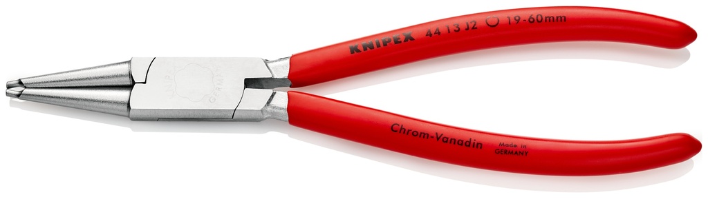 KNIPEX 44 13 J2 ALICATE PARA ARANDELAS PARA ARANDELAS INTERIORES EN TALADROS RECUBIERTOS DE PLÁSTICO CROMADO 180 MM