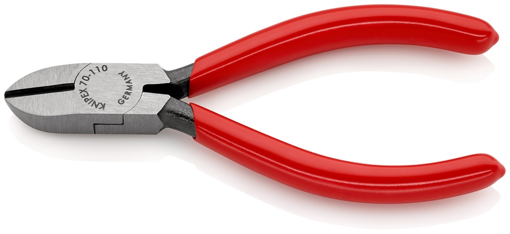 KNIPEX 70 01 110 SB ALICATE DE CORTE DIAGONAL RECUBIERTOS DE PLÁSTICO NEGRO ATRAMENTADO 110 MM