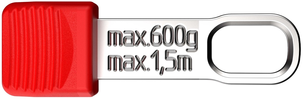 KNIPEX 00 62 10 TR TETHEREDTOOL CLIPS ROJO (10 PIEZAS)  30 MM