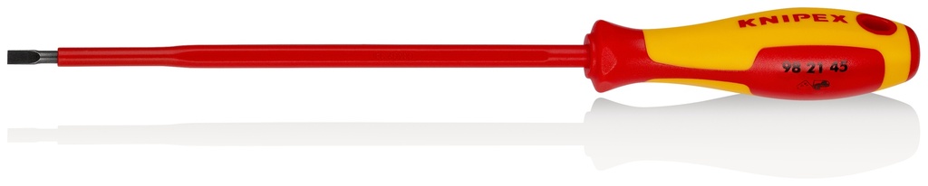 KNIPEX 98 21 45 DESTORNILLADORES PARA TORNILLOS PLANOS MANGO AISLANTE EN DOS COMPONENTES, SEGÚN NORMA VDE BARNIZADOS 287 MM