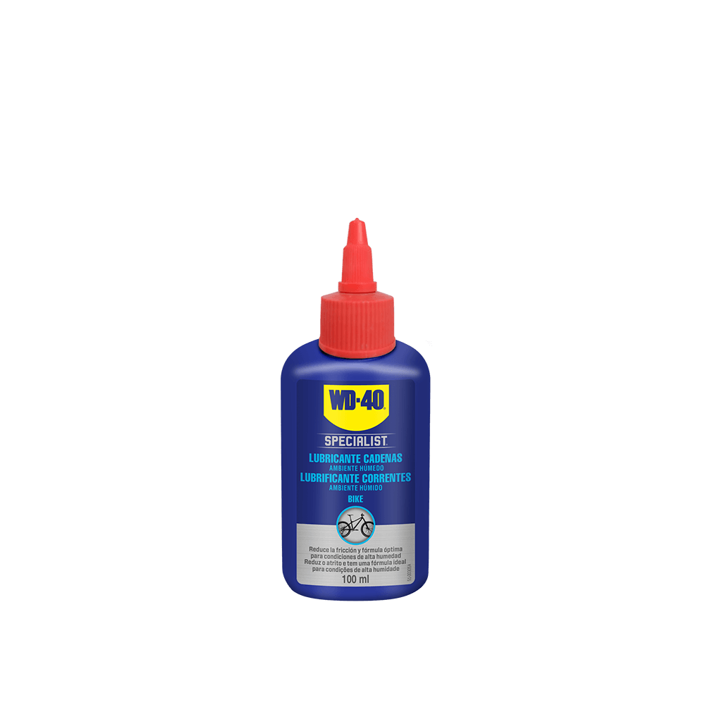 LUBRICANTE DE CADENA BIKE WD-40 AMBIENTE HÚMEDO 100 ml