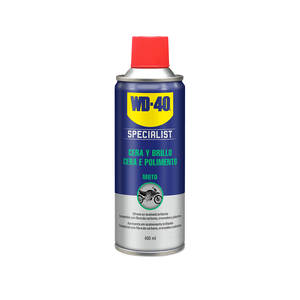 CERA Y BRILLO MOTO WD40 400 ml