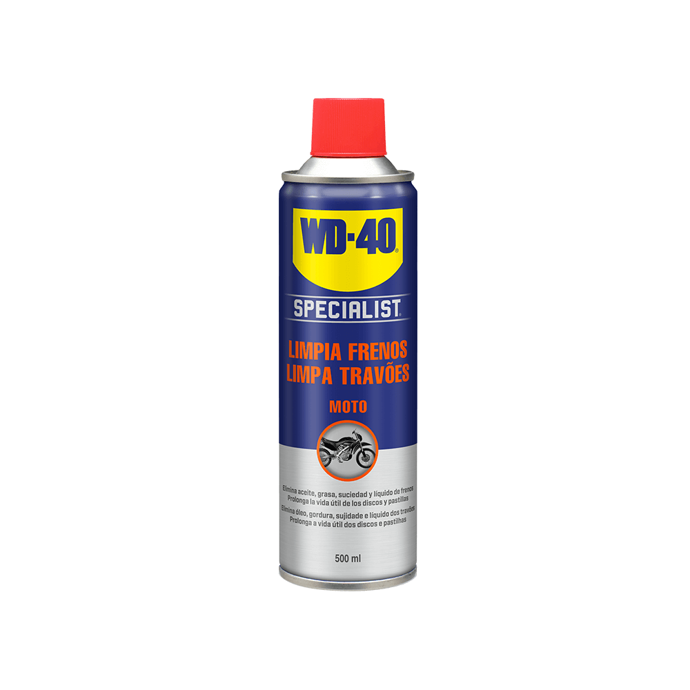 LIMPIA FRENOS MOTO WD40 500 ml