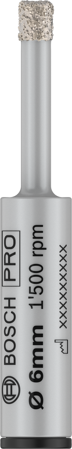 BROCA DE CERAMICA DRY 6 mm BOSCH