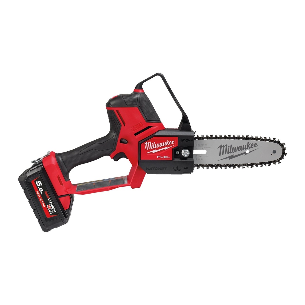 SIERRA DE PODA M18 FUEL CON ESPADA DE 20 cm (2 Bat. 5,5Ah)