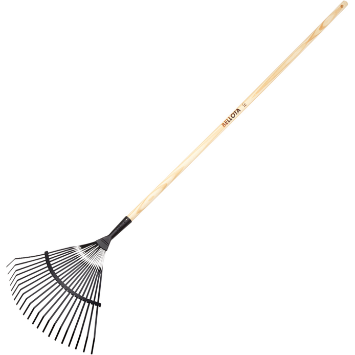 ESCOBA DIENTE PLANO PARA LIMPIEZA DE CÉSPED 3041 CON MANGO