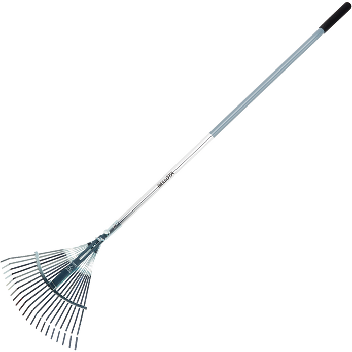 ESCOBA AJUSTABLE DIENTE PLANO PARA LIMPIEZA DE CÉSPED 3042 CON MANGO ALUMINIO