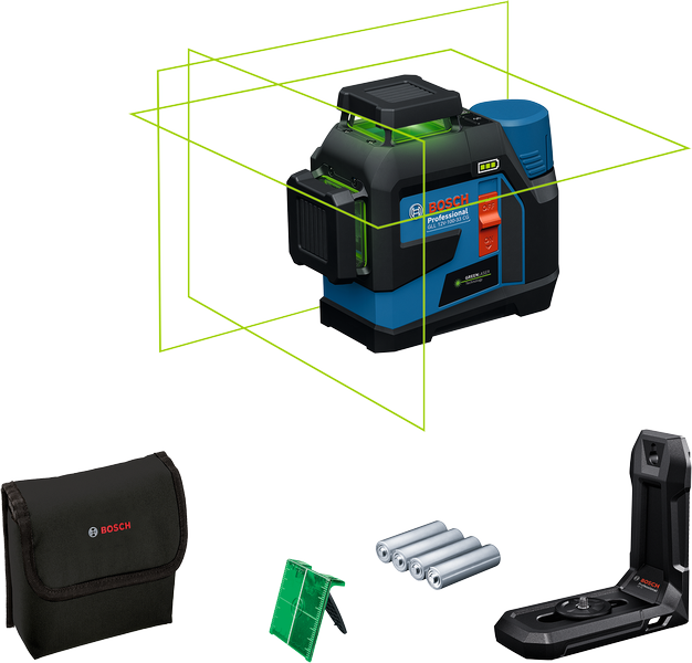NIVEL LASER LÍNEAS VERDES GLL 12V-100-33 CG