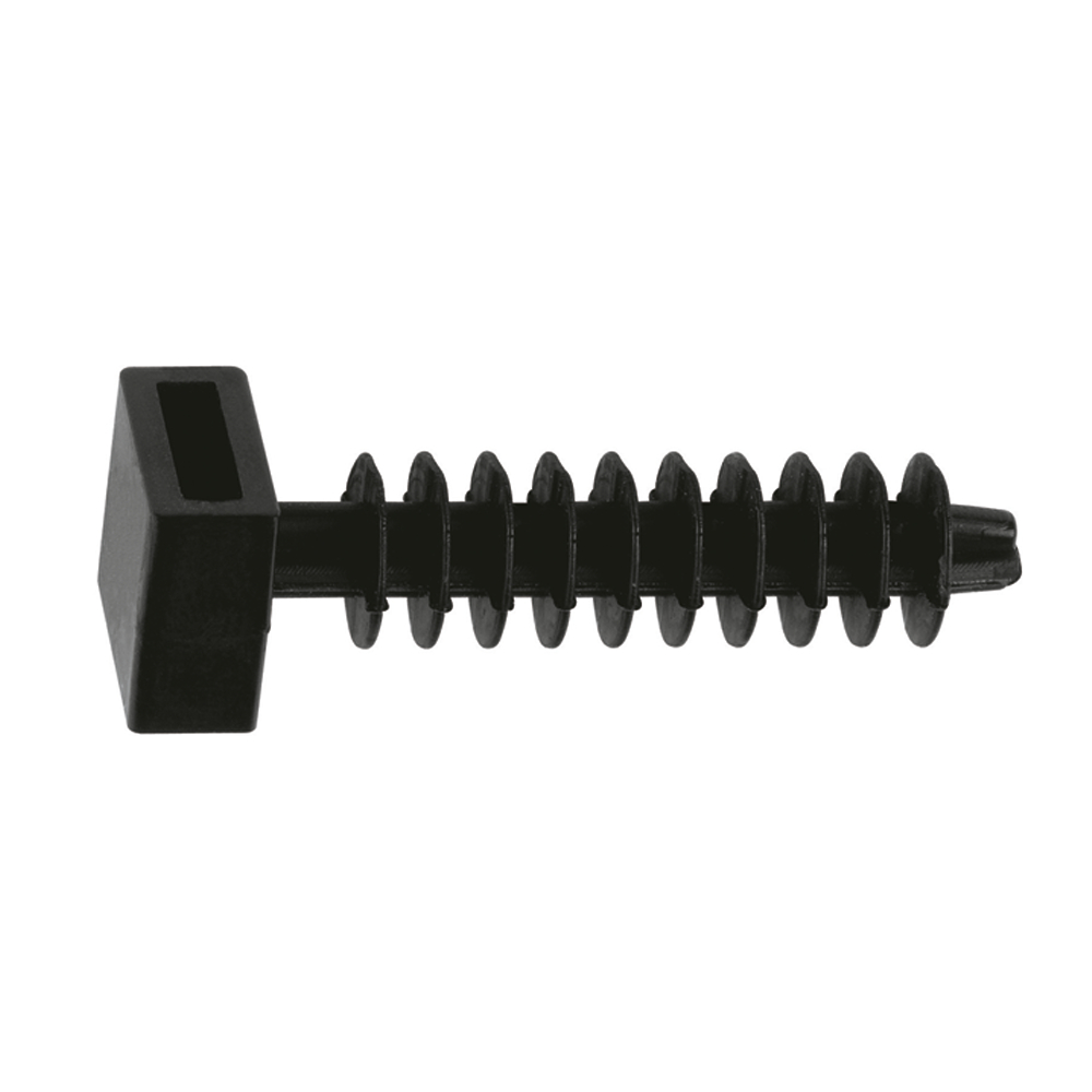 BOLSA DE 100 TACOS NEGROS PARA BRIDAS TACOBRI N Ø8