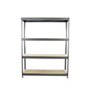 ESTANTERIA SIMONFORTE 2000 x 1500 x 600 4 ESTANTES GRIS/MADERA