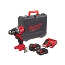 TALADRO PERCUTOR SIN ESCOBILLAS M18 BLPDRC-422C (1 Bat.4,0+1 Bat. 2,0 Ah)