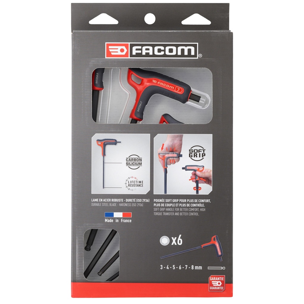 JUEGO 6 LLAVES ALLEN MANGO EN "T"