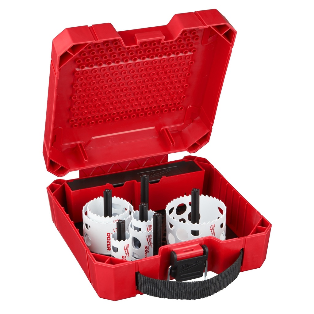 CONJUNTO 10 CORONAS BIMETALICAS HOLE DOZER (25,32,40,54,68 Y 76)