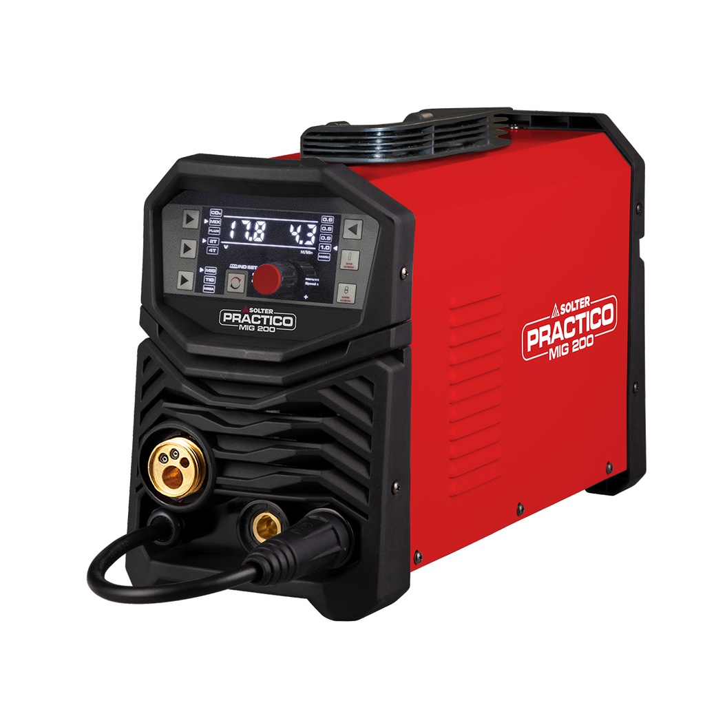 SOLDADOR SOLTER PRACTICO MIG 200 LD