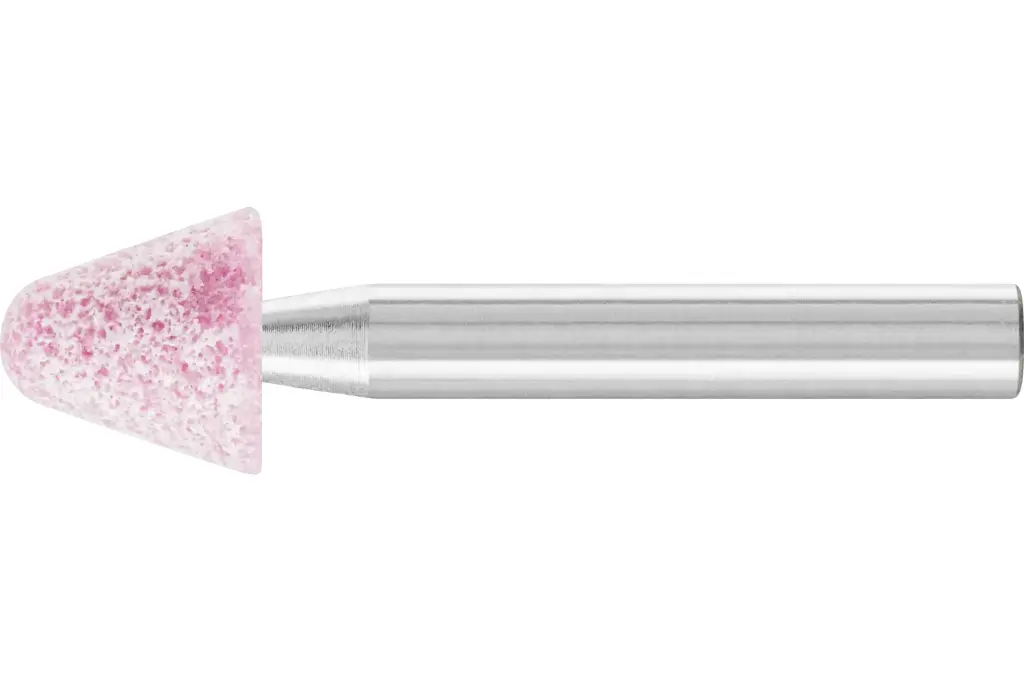 MUELA CON EJE 6mm CÓNICA STEEL EDGE 13 X 13 A46