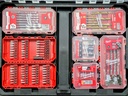 ORGANIZADOR SLIM PACKOUT CON 88 ACCESORIOS PERFORAR Y ATORNILLAR