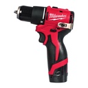 TALADRO PERCUTOR COMPACTO SIN ESCOBILLAS M12 BLPDRC-202C + LINTERNA REGALO