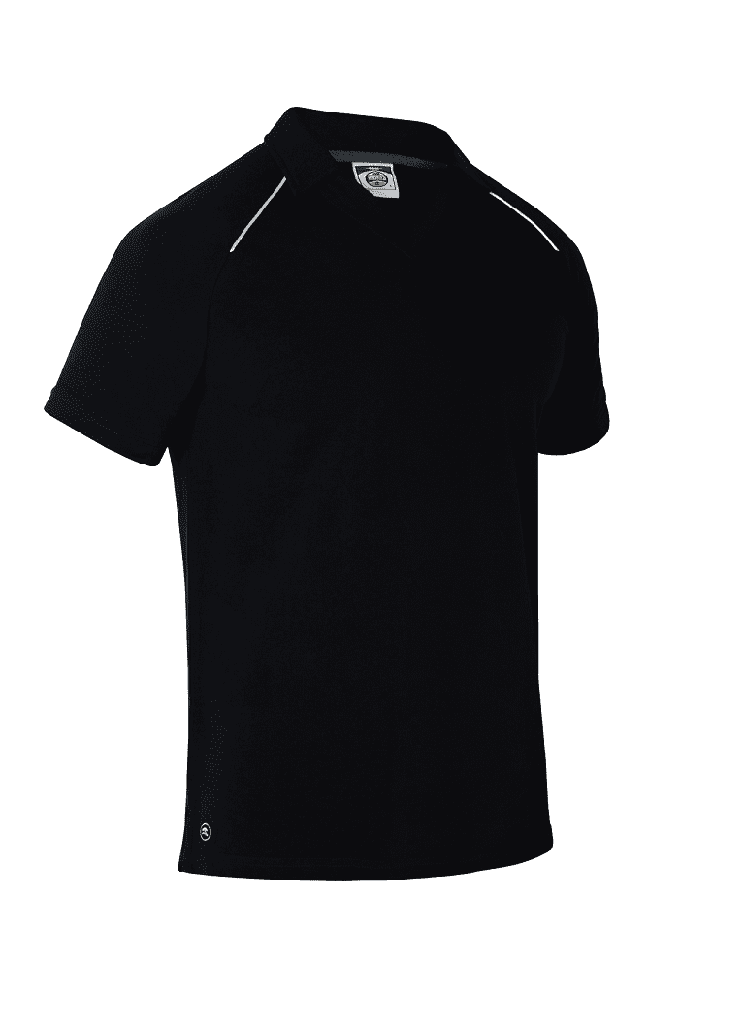 POLO CUELLO PICO REGULAR NEGRO TALLA L