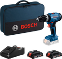 TALADRO PERCUTOR GSB 18V-25 2 BATERÍAS 2,0 Ah BOLSA LONA
