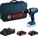 TALADRO PERCUTOR GSB 18V-25 2 BATERÍAS 2,0 Ah BOLSA LONA