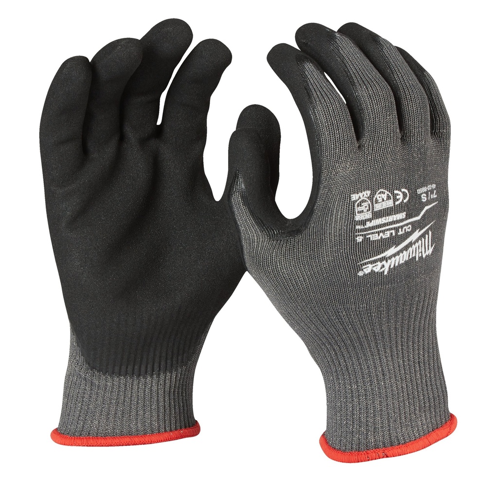 GUANTES ANTICORTE DE NITRILO NIVEL E TALLA 10 (XL)
