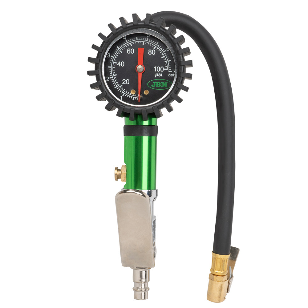INFLADOR CON MANÓMETRO VERIFICADOR JBM