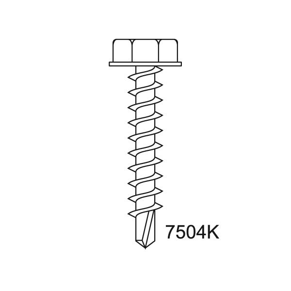 TORNILLO AUTOPERFORANTE CABEZA HEXAGONAL 6,3X32
