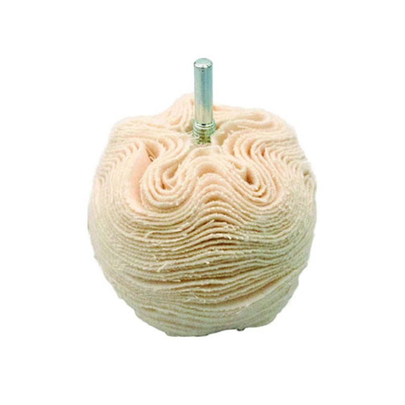 BOLA DE ALGODÓN CON EJE PARA PULIDO ESPEJO