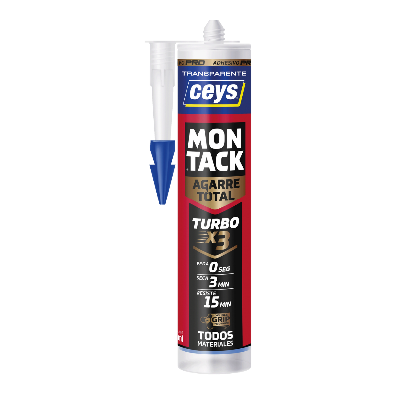 CARTUCHO MONTACK TURBO CEYS TRANSPARENTE 290ml