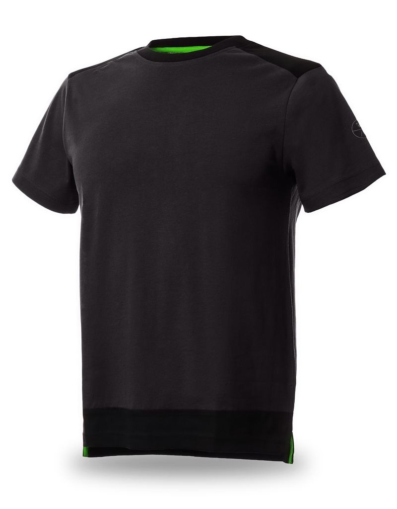 CAMISETA NICE 471138GNE STRETCH GRIS NEGRO S