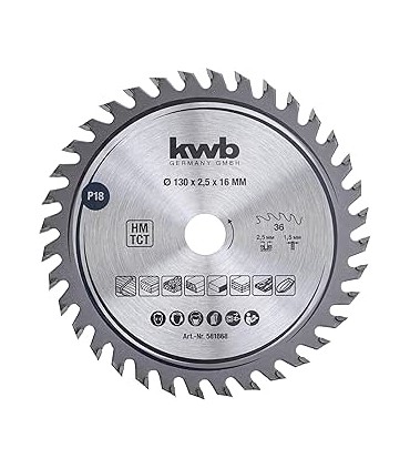 DISCO SIERRA CIRCULAR HM D.130 x 16 mm Z36